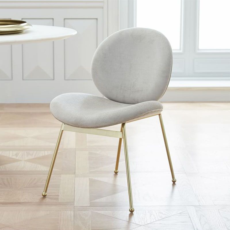 Glam Velvet Dining Room Chairs Metal Dining Armless Chair for Restaurant Use Clearhalo 'Dining Chairs' 'Dining Tables & Seating' 'dining_chair' 'furn' 'furn_dining_chair' 'Furniture' 'Kitchen & Dining Furniture' 1200x1200_d66c97dc-410e-48a7-81e0-1630ef102305