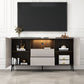 Mueble TV de piedra estilo moderno Mueble TV con 2 puertas y 2 cajones