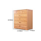 Contemporary Brown Accent Chest Rectangle Chest with Drawers