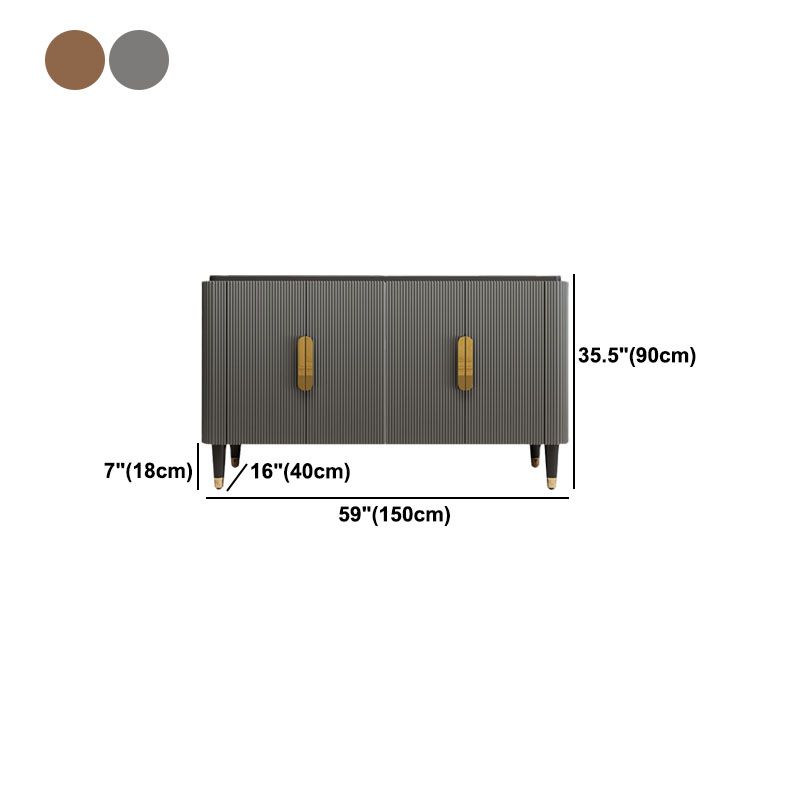 GLAM CONGETEREER WOOD CREDENZA CABEAUX simples Server pour le salon