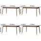 Rectangle Shape Wood Color Dining Table Solid Wood Table Luxury with 4 Legs Clearhalo ' dining_table' 'Dining Tables & Seating' 'Dining Tables' 'furn' 'furn_dining_table' 'Furniture' 'furniture_dining_table' 'Kitchen & Dining Furniture' 'kitchen&dining_furn' 'kitchen' 'kitchen_dining_table' 1200x1200_d6760a9a-105c-4c71-8639-58b7e6c9b3ba