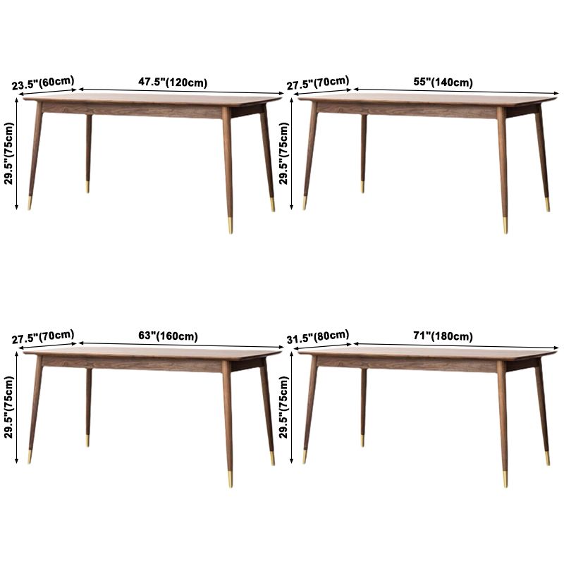 Rectangle Shape Wood Color Dining Table Solid Wood Table Luxury with 4 Legs Clearhalo ' dining_table' 'Dining Tables & Seating' 'Dining Tables' 'furn' 'furn_dining_table' 'Furniture' 'furniture_dining_table' 'Kitchen & Dining Furniture' 'kitchen&dining_furn' 'kitchen' 'kitchen_dining_table' 1200x1200_d6760a9a-105c-4c71-8639-58b7e6c9b3ba