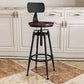 Industrial Armless Liftable Counter Stool Iron Restaurant Bar Stool with Pedal Clearhalo 'Bar Furniture' 'Bar Stools' 'bar_stools' 'furn' 'furn_bar_stools' 'furniture_bar_stools' 'Kitchen & Dining Furniture' 'kitchen&dining_furn' 'kitchen' 'kitchen_furn' Furniture' 1200x1200_d676c5de-e1e6-4236-8c1f-44a3e72abf10