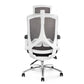 Modern Black and White Chair Home Office Chair with Metal Base Clearhalo 'furn' 'furn_office_chair' 'Furniture' 'furniture_office_chair' 'Office Chairs' 'Office Furniture' 'office_chair' 1200x1200_d67ab5f6-8c3d-42e4-a7ce-02e5a4321e48
