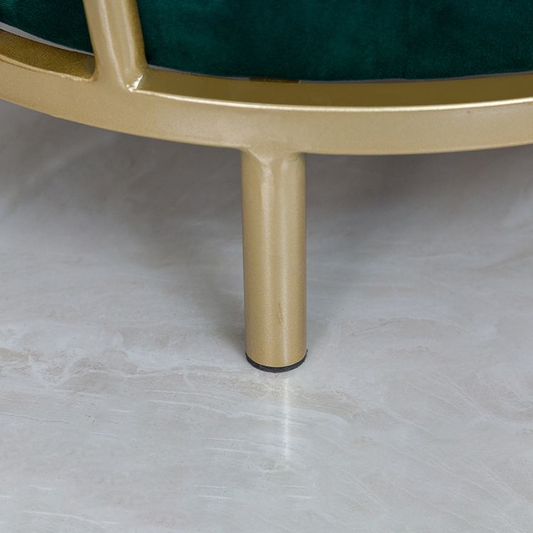 Scandinavian Style Windsor Back Side Chair Upholstered Armless Single Dining Chair Clearhalo ' kitchen&dining_furn' 'Dining Chairs' 'Dining Tables & Seating' 'dining_chair' 'furn' 'furn_dining_chair' 'Furniture' 'furniture_dining_chair' 'Kitchen & Dining Furniture' 'kitchen' 1200x1200_d67b7332-337a-43e6-a1a2-c204a1db55c5