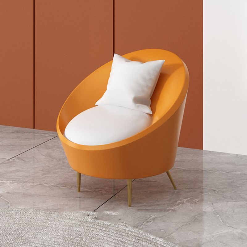 Divano curvo senza bracciole senza braccio contemporaneo in pelle per soggiorno per soggiorno