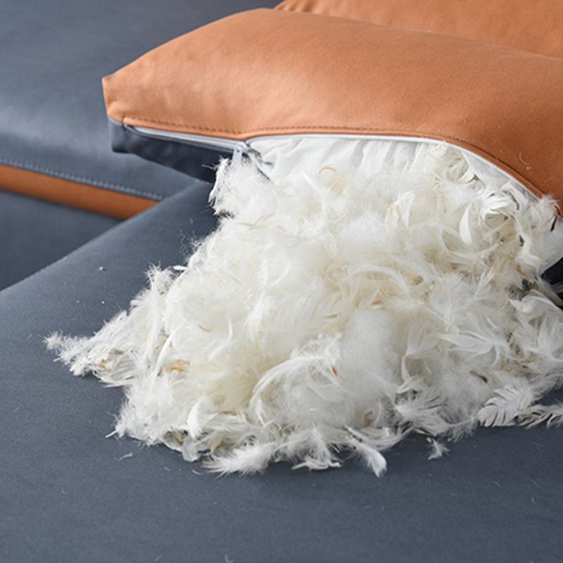 102.36"L x 62.99"W x 29.53"H Modern 4-Seat Cushion Back Sofa Track Arm Sectional Clearhalo 'furn' 'furn_sectionals' 'Furniture' 'furniture_sectionals' 'Living Room Furniture' 'Sectionals' 1200x1200_d67c23ef-75a6-4d2a-b4b6-0509c604ebaa