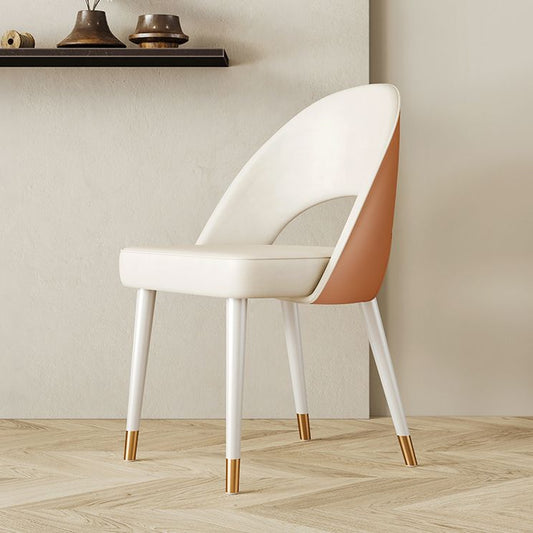 Scandinavian Armless Open Back Chairs for Home Upholstered Side Chair Clearhalo 'Dining Chairs' 'Dining Tables & Seating' 'dining_chair' 'furn' 'furn_dining_chair' 'Furniture' 'furniture_dining_chair' 'Kitchen & Dining Furniture' 1200x1200_d67c80cb-ab1a-4086-bdca-b66b50e38406
