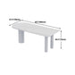 Metal Contemporary White Dining Table Sintered Stone Top Table for Dining Room Clearhalo ' dining_table' 'Dining Tables & Seating' 'Dining Tables' 'furn' 'furn_dining_table' 'Furniture' 'furniture_dining_table' 'Kitchen & Dining Furniture' 'kitchen&dining_furn' 'kitchen' 'kitchen_dining_table' 1200x1200_d67ec804-d4e8-4b2a-84d1-79ec768feaa7