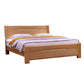 Modern Solid Wood Panel Bed Natural Rectangular Standard Bed with Headboard Clearhalo 'Bedroom Furniture' 'Beds' 'furn' 'furn_beds' 'Furniture' 1200x1200_d67ecb53-6ea3-41ff-bcfb-41cd02dd7b75