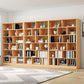 Closed Wooden Bookcase Modern Home Bedroom Living Room Standard Bookshelf