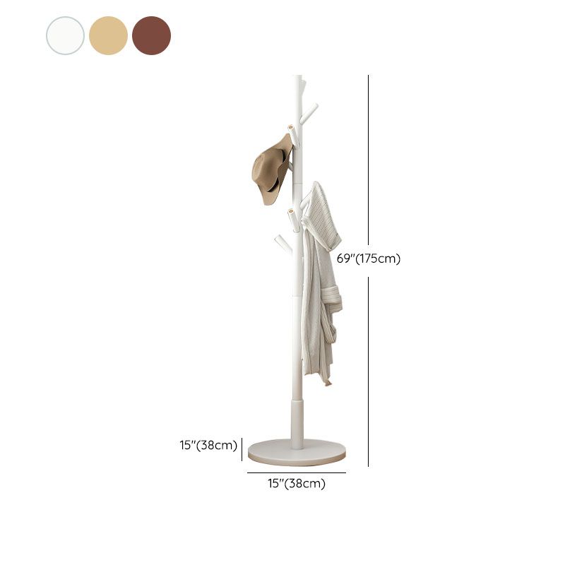 Moderner Holzschichtbügel freistehend mit Haken Eingangshalle Baumbaum