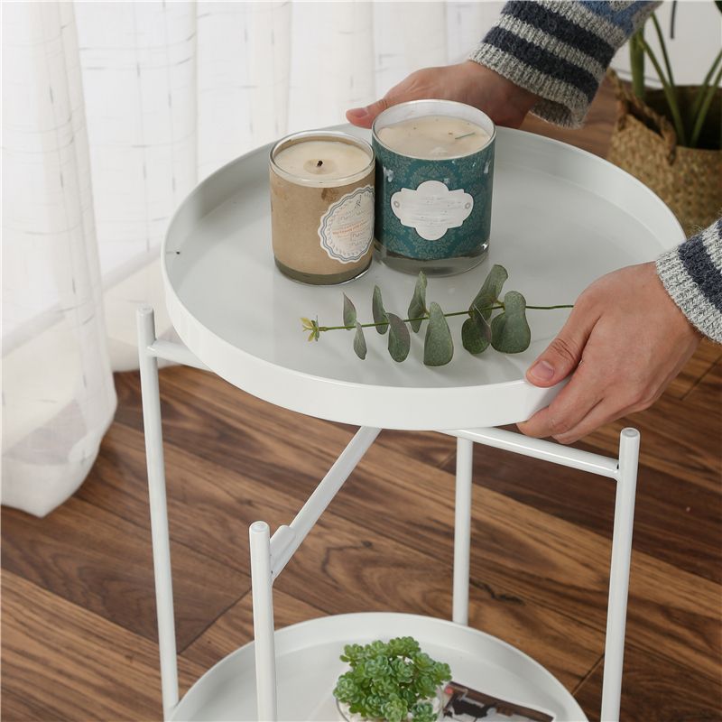 TABELLO LATURA LATURA DI MID secolo rotondo 4 gambe tavolo di fascia alta