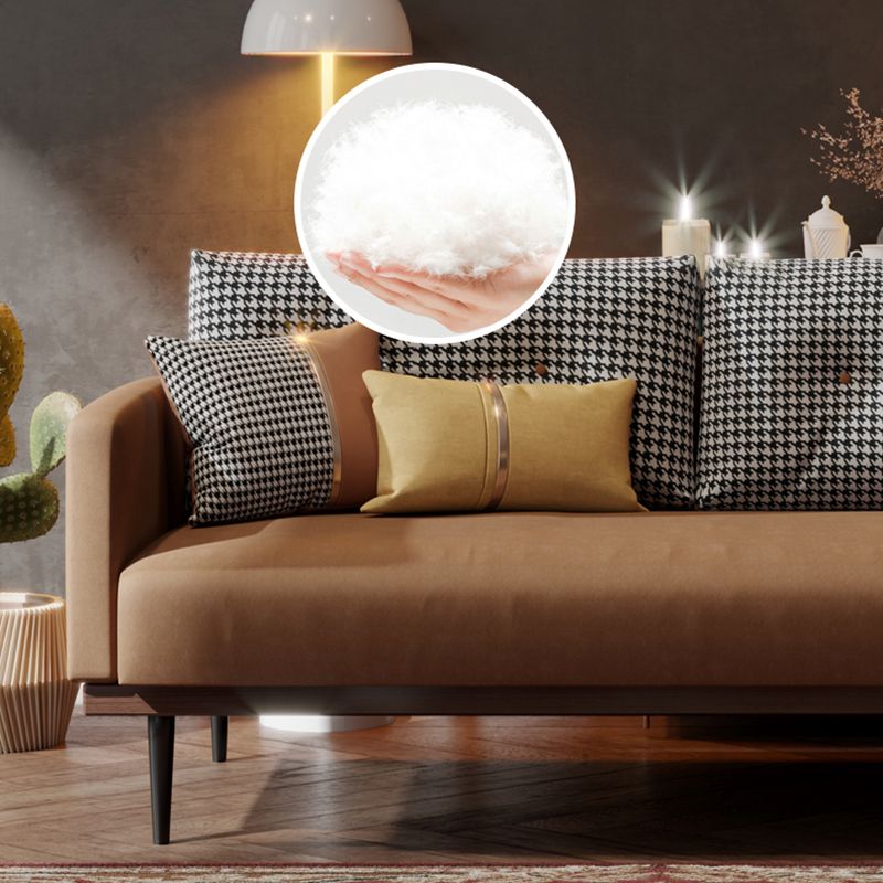 29.5" H Contemporary Faux Leather Square Arm Sofa for Living Room Clearhalo 'furn' 'furn_sofas' 'Furniture' 'Living Room Furniture' 'Sofa' 'sofas' 1200x1200_d67fc73e-b103-4648-8cb2-d1d8ecdbb360