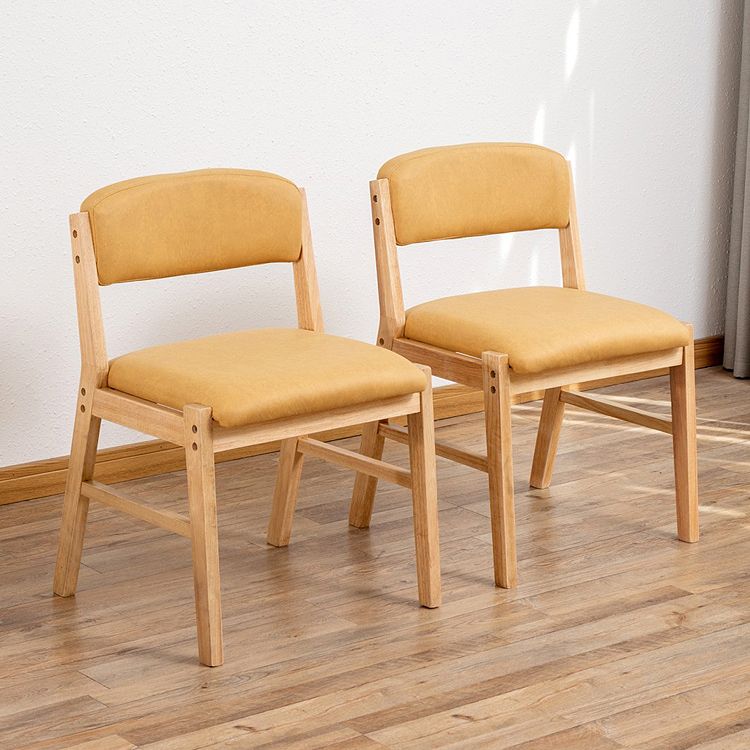 Country Style Armless Dining Chairs Open Back Upholstered Dining Side Chairs Clearhalo ' kitchen&dining_furn' 'Dining Chairs' 'Dining Tables & Seating' 'dining_chair' 'furn' 'furn_dining_chair' 'Furniture' 'furniture_dining_chair' 'Kitchen & Dining Furniture' 'kitchen' 1200x1200_d6866194-7de3-4d55-9cd6-e40335ad1d37