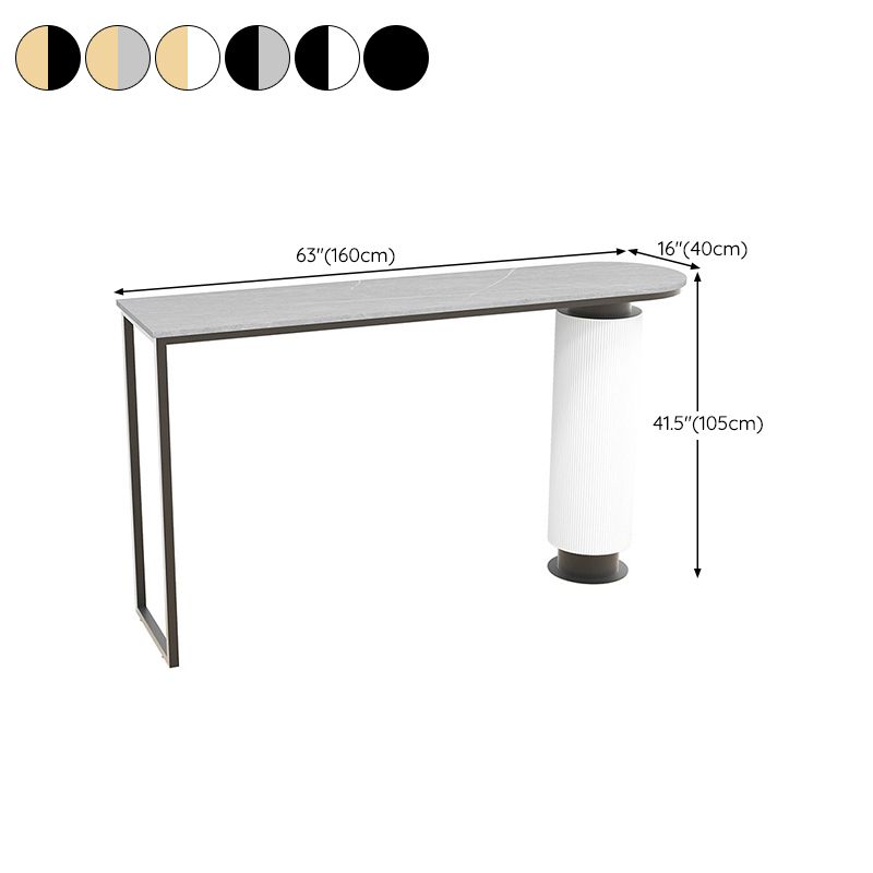 Specialty Bar Table Bar Height Contemporary Pub Table for Indoor Clearhalo 'Bar Furniture' 'Bar Tables' 'bar_tables' 'furn' 'furn_bar_tables' 'Furniture' 'Kitchen & Dining Furniture' 1200x1200_d6869aba-aec6-4b21-865b-4d873d0abdf8
