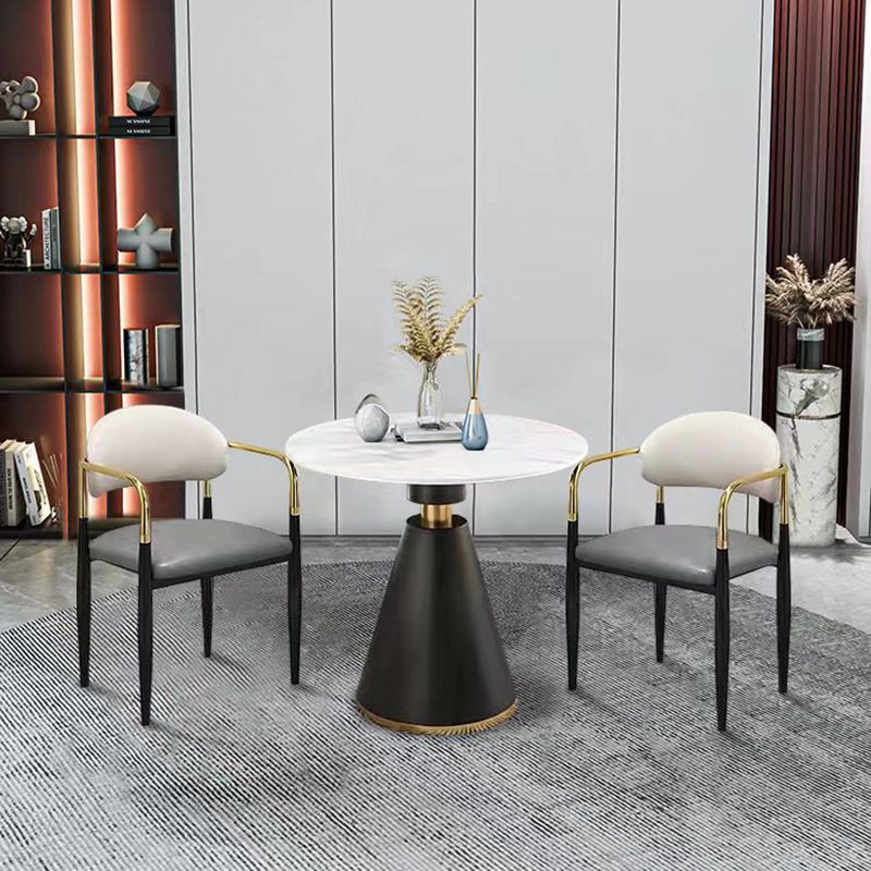 Industrial Dining Room Arm Chairs Metal Open Chair for Kitchen Clearhalo 'Dining Chairs' 'Dining Tables & Seating' 'dining_chair' 'furn' 'furn_dining_chair' 'Furniture' 'Kitchen & Dining Furniture' 1200x1200_d687e0a8-12f0-40ee-8637-141e06a7fb2a