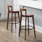Simple Brown Wood Barstool Nordic Indoor Tall Stool with Upholstered Clearhalo 'Bar Furniture' 'Bar Stools' 'bar_stools' 'furn' 'furn_bar_stools' 'furniture_bar_stools' 'Kitchen & Dining Furniture' 'kitchen&dining_furn' 'kitchen' 'kitchen_furn' Furniture' 1200x1200_d68859a3-4b7a-44b9-8fda-4c1ea730bbaa