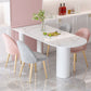 Glam Style gesinterde stenen eetset 1/4/5-delige eetset voor eetruimtes