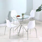 Glass Top Dining Table Modern Round Dining Table with Pedestal Base Clearhalo ' dining_table' 'Dining Tables & Seating' 'Dining Tables' 'Furniture' 'furniture_dining_table' 'Kitchen & Dining Furniture' 'kitchen&dining_furn' 'kitchen' 'kitchen_dining_table' 1200x1200_d68b4321-ad00-40d3-b31a-38bc98af51b6