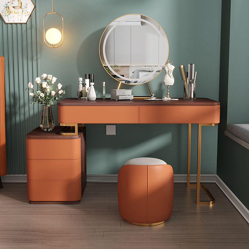 Tavolo da toeletta per vanità per trucco da letto glam