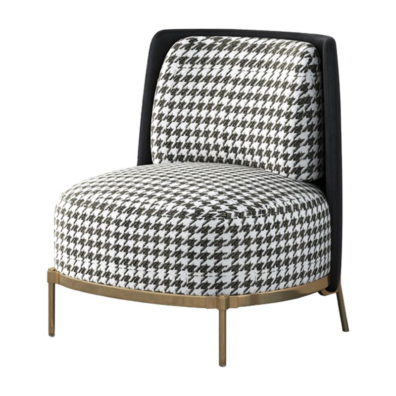 27,55 "brede armloze stoel stoel stoel met een vaste houten frame met basis vier poot