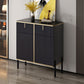 Glam Sideboard Stone Top Sideboard mit Tür für Wohnzimmer