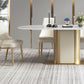 Glam Kitchen White Dining Table Sintered Stone Standard Dining Table with Pedestal Base Clearhalo ' dining_table' 'Dining Tables & Seating' 'Dining Tables' 'furn' 'furn_dining_table' 'Furniture' 'furniture_dining_table' 'Kitchen & Dining Furniture' 'kitchen&dining_furn' 'kitchen' 'kitchen_dining_table' 1200x1200_d6942c78-3f32-4d69-85d3-1cab9bce0261