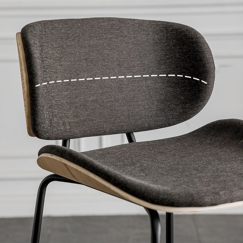 Industrial Armless Bar Stool Low Back Counter Bar Stool for Home Clearhalo 'Bar Furniture' 'Bar Stools' 'bar_stools' 'furn' 'furn_bar_stools' 'Furniture' 'Kitchen & Dining Furniture' 1200x1200_d6958139-1136-4c0e-ab35-bd3646d361eb