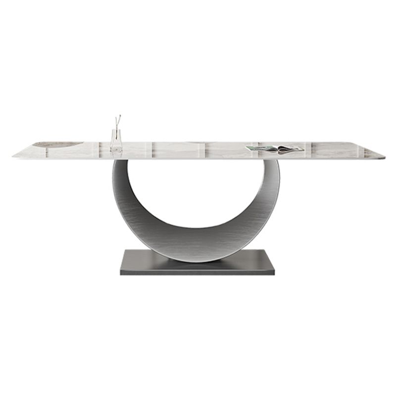 Luxury 1/3/4/5/7 Pieces Dining Set Sintered Stone Dining Table with Leather Chairs Clearhalo 'Dining Room Sets' 'Dining Tables & Seating' 'dining_room_set' 'furn' 'furn_dining_room_set' 'Furniture' 'furniture_dining_room_set' 'Kitchen & Dining Furniture' 'kitchen&dining_furn' 'kitchen' 1200x1200_d697c7ad-c3f3-47ea-a7eb-d93d93e9c3ed