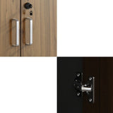 Archivo de archivos de madera de ingeniería moderna Archivo lateral con bloqueo y almacenamiento