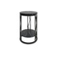 Round Slate Plate Table Plate Metal Frame Base Modern Style Side Table Clearhalo 'Coffee & Accent Tables' 'End & Side Tables' 'end_side_tables' 'furn' 'furn_end_side_tables' 'Furniture' 'Living Room Furniture' 1200x1200_d69dd8c4-7d7f-4427-ae36-3f506a94e20b