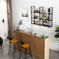 Industrial Style Wooden Bookshelf Wall Mounted Shelf Bookcase Clearhalo 'Bookcases' 'furn' 'furn_bookcases' 'Furniture' 'furniture_bookcases' 'kitchen' 'kitchen_bookcases' 'Living Room Furniture' 'Office Furniture' 1200x1200_d69e290a-6c68-4408-8f9d-07cb2e86f64e