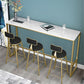 Metal Rectangular Table Modern Style Home Minimalist Bar Table Clearhalo 'Bar Furniture' 'Bar Tables' 'bar_tables' 'furn' 'furn_bar_tables' 'Furniture' 'Kitchen & Dining Furniture' 1200x1200_d69f7f76-0fc3-4ba8-87d2-8ec49986a2fb