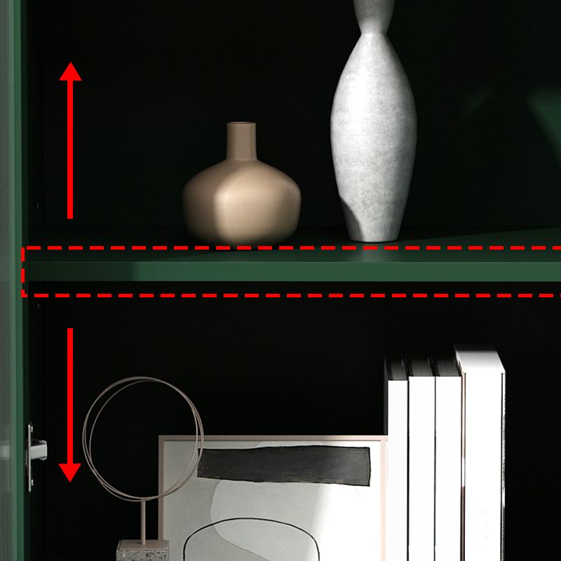 Wooden Accent Cabinet with Glass Door and 2 - Drawer 11.81" Wide Side Cabinet Clearhalo 'Cabinets & Chests' 'cabinets_chests' 'furn' 'furn_cabinets_chests' 'Furniture' 'Living Room Furniture' 1200x1200_d69fcb4f-a9b2-4fbc-a5a3-45a086c51f74