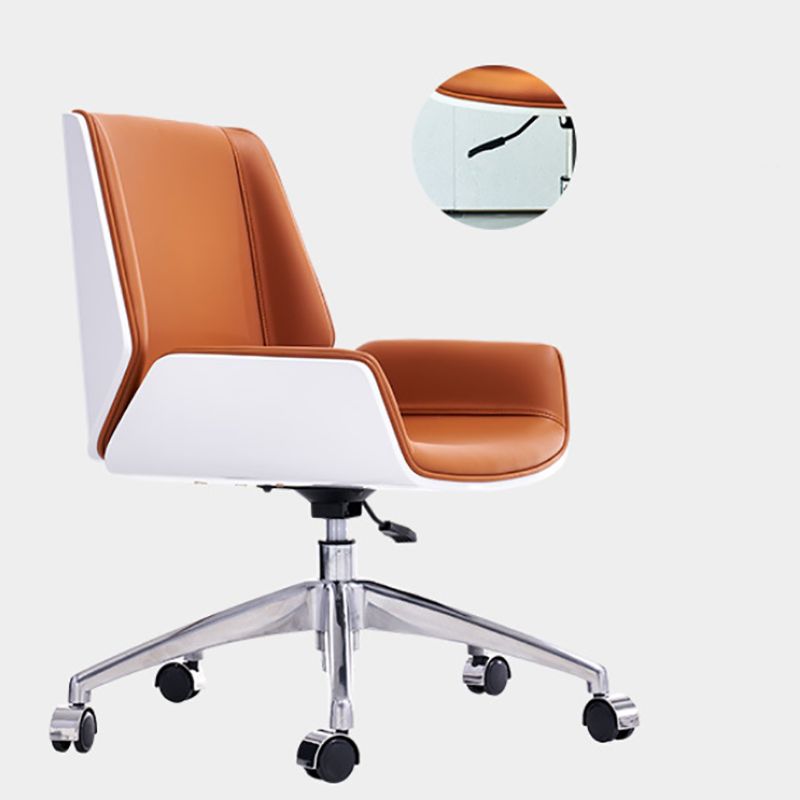 Faux Leather Conference Chair Contemporary Home Office Armless Chair Clearhalo 'furn' 'furn_office_chair' 'Furniture' 'Office Chairs' 'Office Furniture' 'office_chair' 1200x1200_d6a3034a-3c3b-4805-bb3c-b4aa020a9c18