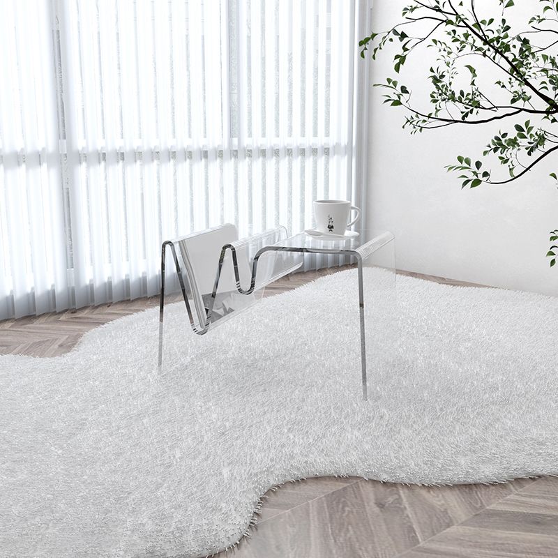 Glam Side Table Acrylic Pedestal Accent Side Table for Bedroom Clearhalo 'Coffee & Accent Tables' 'End & Side Tables' 'end_side_tables' 'furn' 'furn_end_side_tables' 'Furniture' 'Living Room Furniture' 1200x1200_d6a43f0d-a1ed-461d-a8e8-e81024186dd7