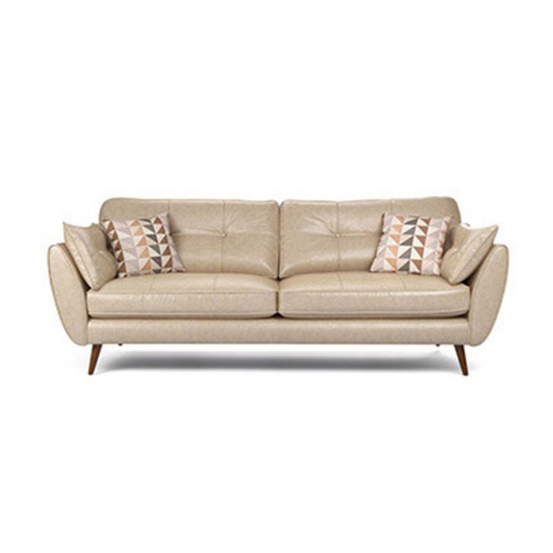 33,4 "H 3-4 placelènes en faux cuir canouant à bras évasé pour le salon