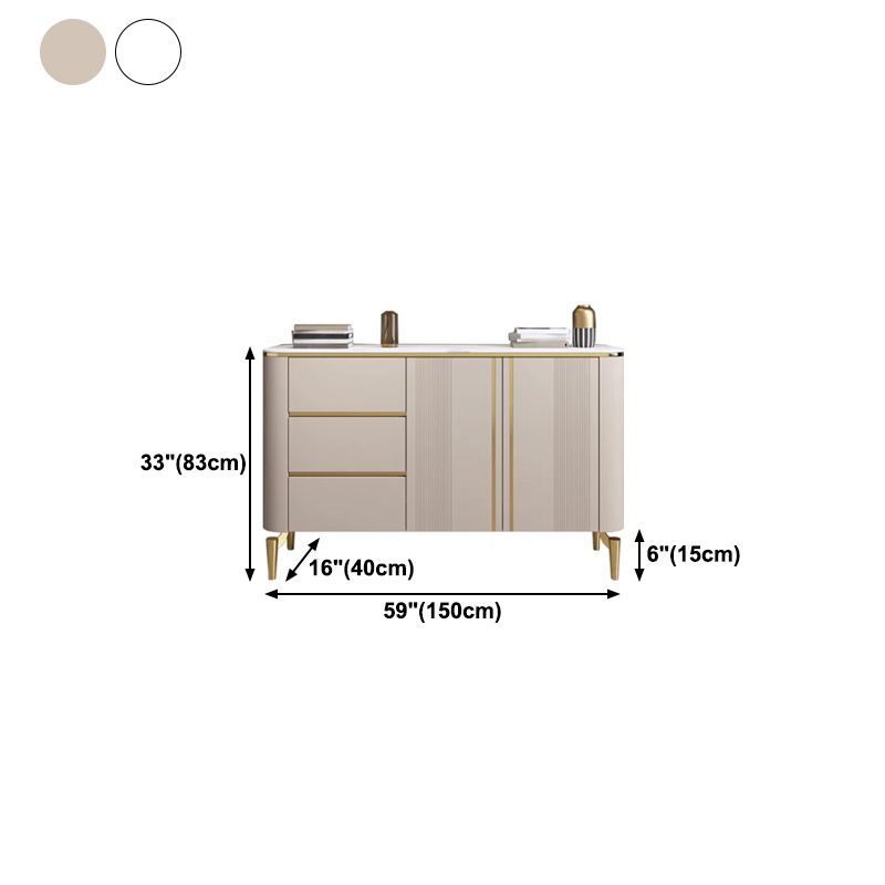 Sideboard Sideboard Sinterizzata Sinterizzata Glam con cassetti per soggiorno