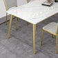 Luxury Rectangle Dinner Table Dining Room Stone Dining Table