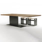 Modern Solid Wood Kitchen Dining Table Rectangle Standard Dining Table with Pedestal Base Clearhalo ' dining_table' 'Dining Tables & Seating' 'Dining Tables' 'furn' 'furn_dining_table' 'Furniture' 'furniture_dining_table' 'Kitchen & Dining Furniture' 'kitchen&dining_furn' 'kitchen' 'kitchen_dining_table' 1200x1200_d6af70b6-4cc4-4f31-8b06-315c5534b96d
