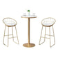 Stone Bar Dining Table Glam Bar Table with Pedestal for Dining Room Clearhalo 'Bar Furniture' 'Bar Tables' 'bar_tables' 'furn' 'furn_bar_tables' 'Furniture' 'furniture_bar_tables' 'Kitchen & Dining Furniture' 1200x1200_d6b23e5f-934d-4c7f-9d8e-582eea76bf73