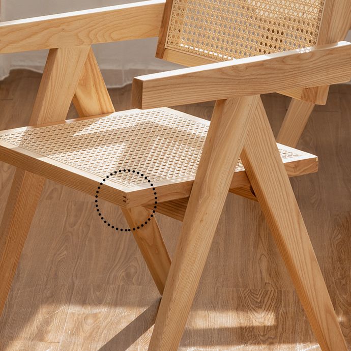 Solid Wood Traditional Dining Room Chair Matte Finish Cane Back Dining Arm Chairs Clearhalo ' kitchen&dining_furn' 'Dining Chairs' 'Dining Tables & Seating' 'dining_chair' 'furn' 'furn_dining_chair' 'Furniture' 'furniture_dining_chair' 'Kitchen & Dining Furniture' 'kitchen' 1200x1200_d6b41c11-374f-426b-b04d-71c7233b46ad