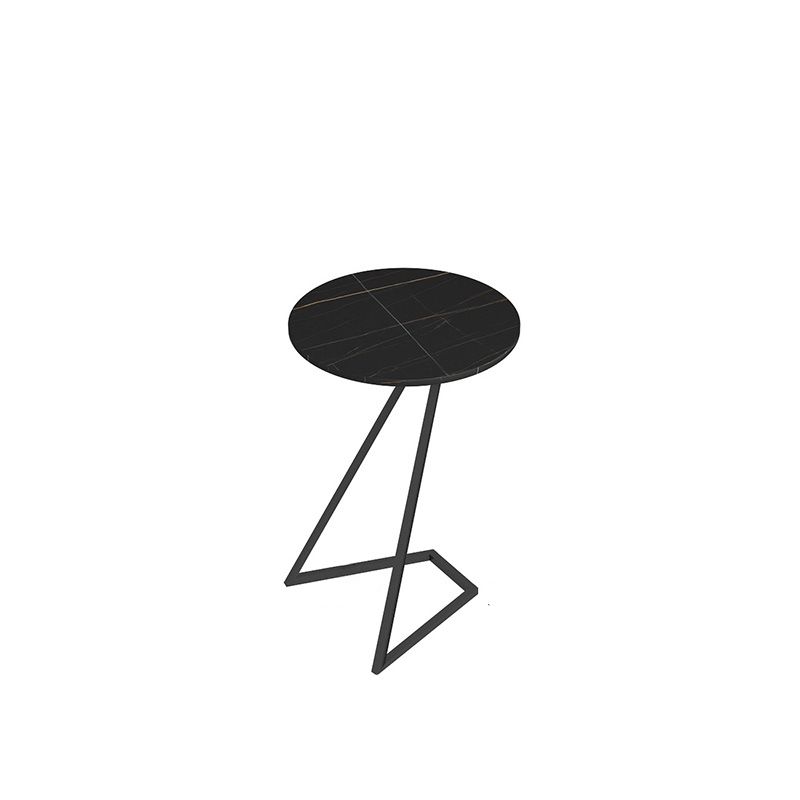 Contemporary Frame End Table Round Side End Table for Living Room Clearhalo 'Coffee & Accent Tables' 'End & Side Tables' 'end_side_tables' 'furn' 'furn_end_side_tables' 'Furniture' 'Living Room Furniture' 1200x1200_d6b5434c-f632-4ad8-9afb-0de11fb3a9f9