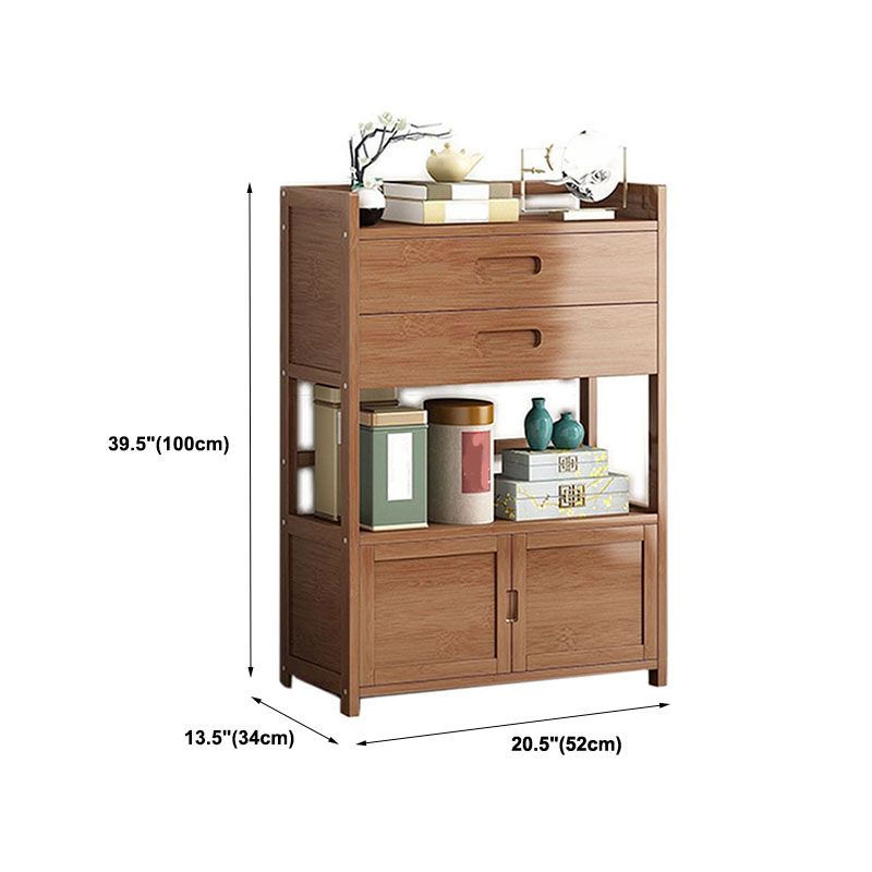 Contemporary Side Board Engineered Wood with Door Sideboard for Dining Room Clearhalo 'buffet_sideboard' 'Buffets & Sideboards' 'furn' 'furn_buffet_sideboard' 'Furniture' 'Kitchen & Dining Furniture' 1200x1200_d6b67f35-dcac-46ea-a4e2-5cd60dfe11b1