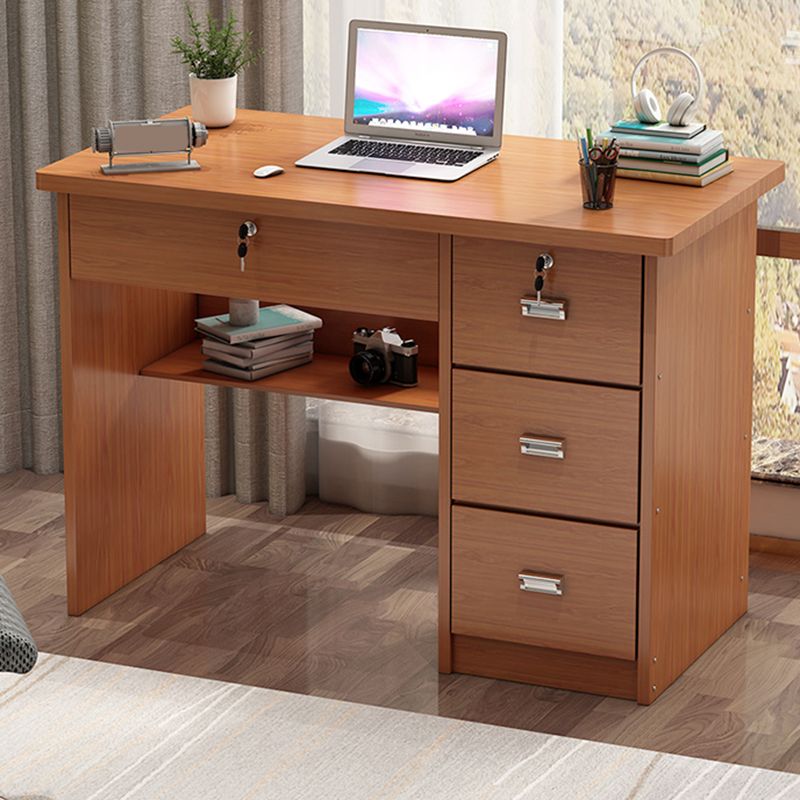 Engineered Wood Industrial Writing Desk Rectangular Office Desk with Drawers Clearhalo 'furn' 'furn_office_desk' 'Furniture' 'Office Desks' 'Office Furniture' 'office_desk' 1200x1200_d6ba8b98-f85c-4485-8266-c4d3ce18f6ca