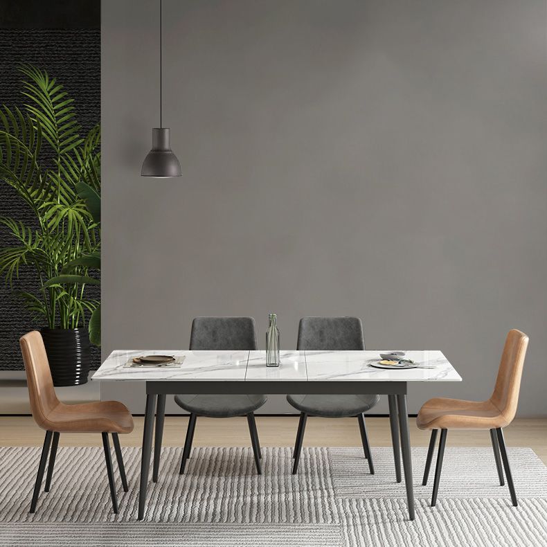 Tavolo da pranzo industriale del sito da pranzo in pietra top estendibile tavolo da pranzo