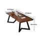 Modern Style Brown Top Office Desk Home Solid Wood Writing Desk Clearhalo 'Furniture' 'furniture_office_desk' 'Office Desks' 'Office Furniture' 'office_desk' 1200x1200_d6bbf6d0-121f-4dcb-a160-cb4078dd6f98
