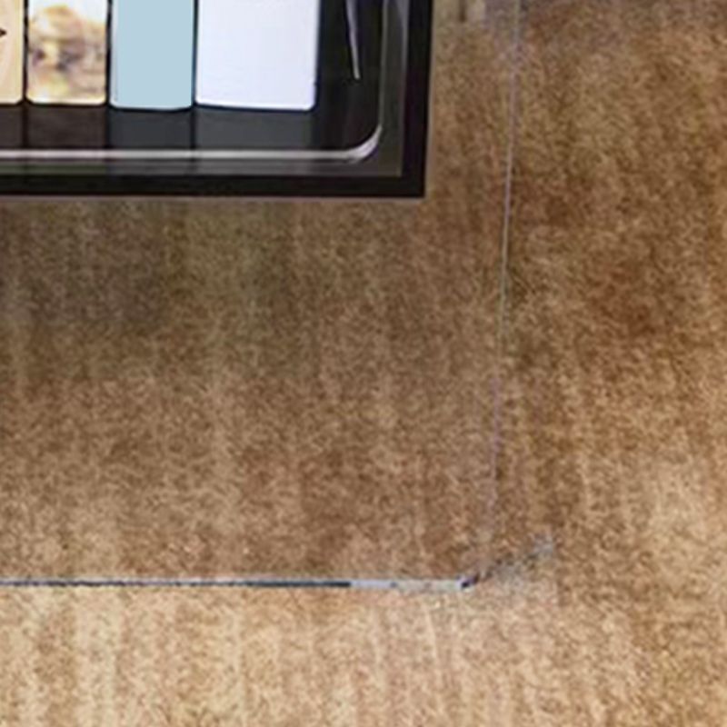 Modernistic Plastic Rectangular End Table Double Tier Corner Table with Storage Clearhalo 'Coffee & Accent Tables' 'End & Side Tables' 'end_side_tables' 'furn' 'furn_end_side_tables' 'Furniture' 'Living Room Furniture' 1200x1200_d6c09928-7308-4da6-aaf7-63dd99c3eedc