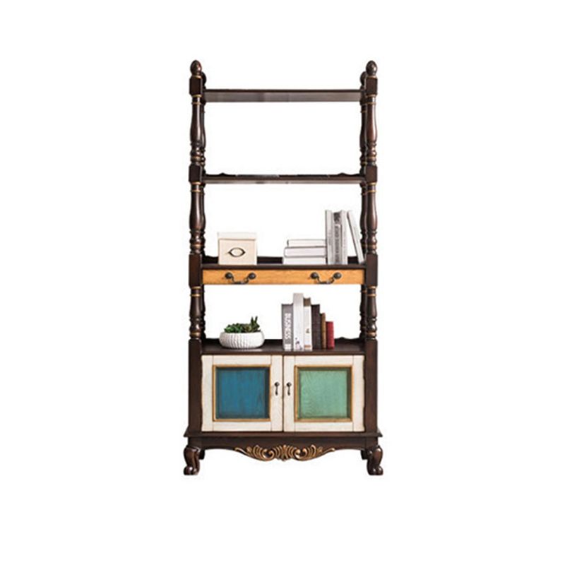 Industrial Rubberwood Chest with Doors Storage Cabinet with Shelves Clearhalo 'Cabinets & Chests' 'cabinets_chests' 'furn' 'furn_cabinets_chests' 'Furniture' 'Living Room Furniture' 1200x1200_d6c6b45b-fae7-4e11-a5a5-4590db7f64e7